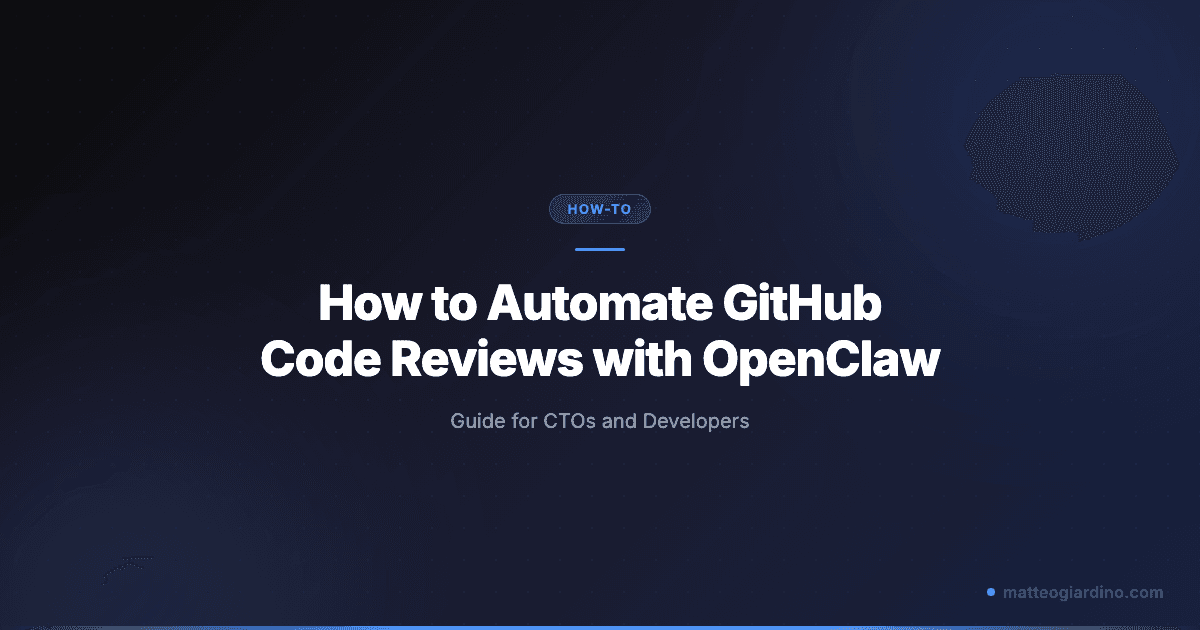 How to Automate GitHub Code Reviews with OpenClaw