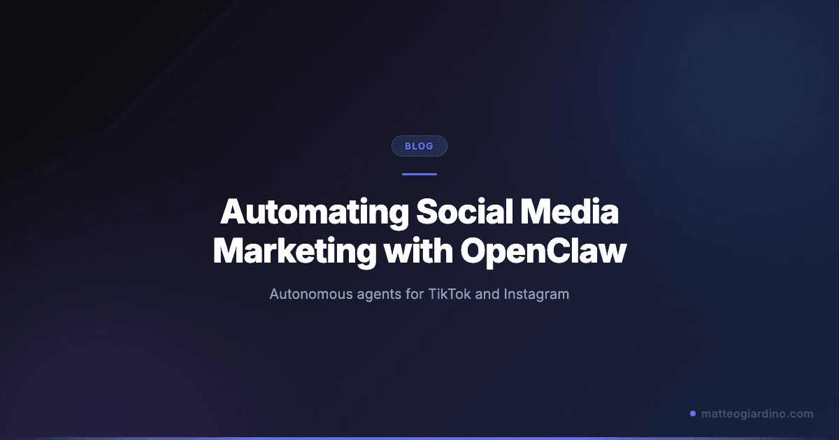Automating Social Media Marketing with OpenClaw and Generative AI
