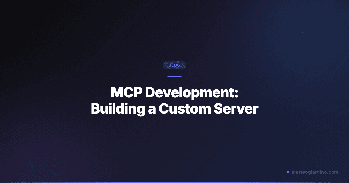 MCP Development: Building a Custom Server for OpenClaw