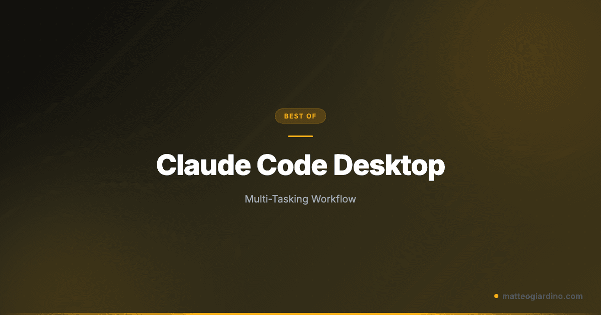 Claude Code Desktop: Managing Multi-Tasking and Parallel Features