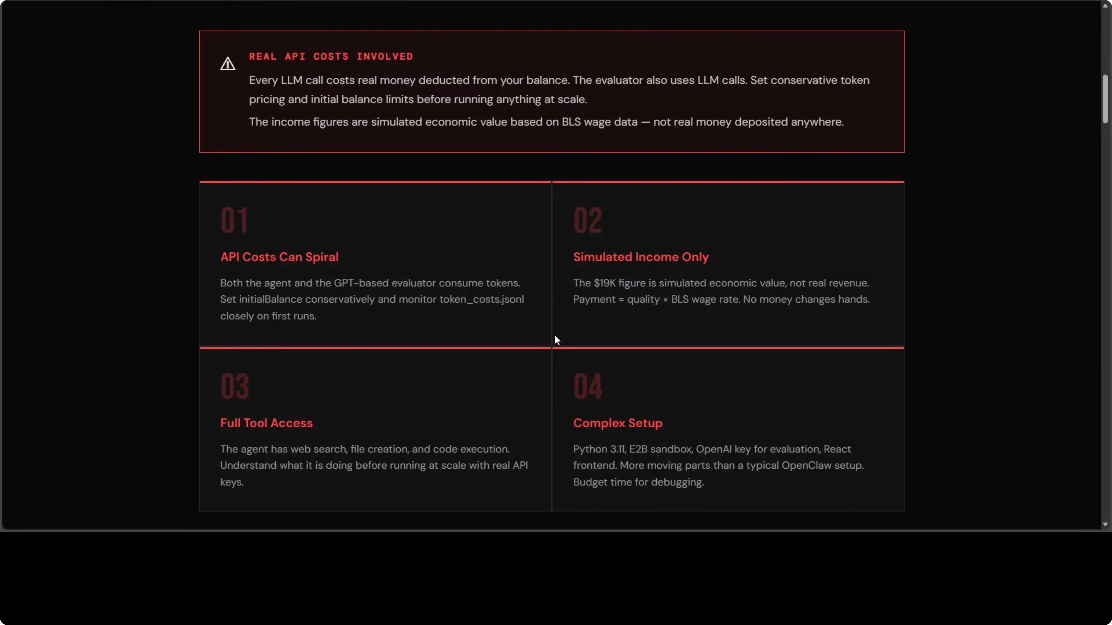 Configurazione della sandbox di ClawWork per il testing sicuro
