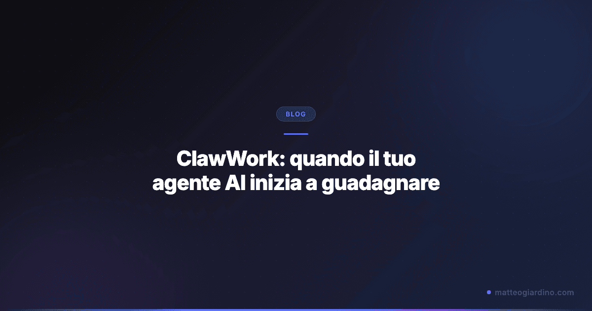 ClawWork: quando il tuo agente AI inizia a guadagnare