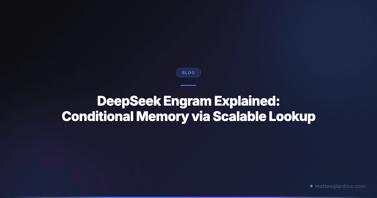 DeepSeek Engram Explained: Scalable Lookup for Local LLMs