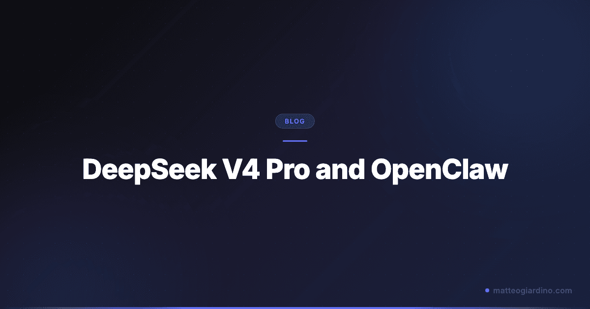 DeepSeek V4 Pro and OpenClaw: Full Guide to AI Agents