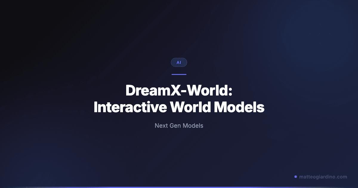 DreamX-World: The Future of Interactive World Models