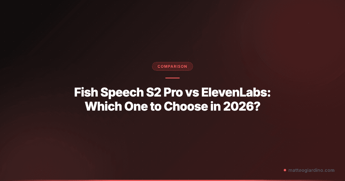 Fish Speech S2 Pro vs ElevenLabs: Which One to Choose in 2026?
