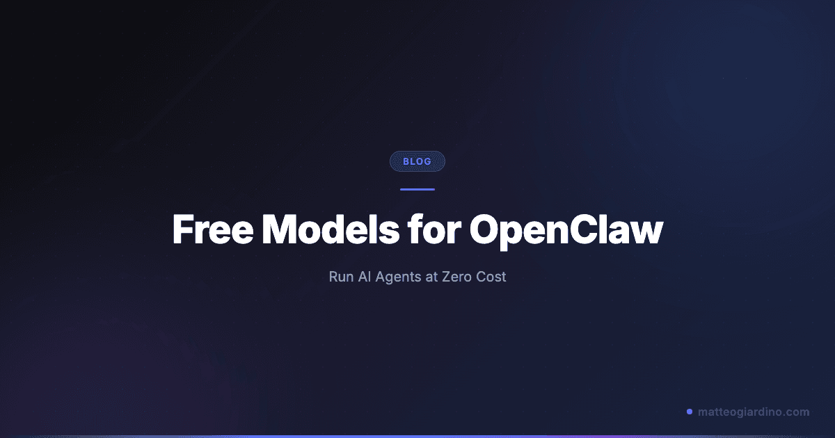 Free Models and APIs for OpenClaw: How to Run AI Agents at Zero Cost