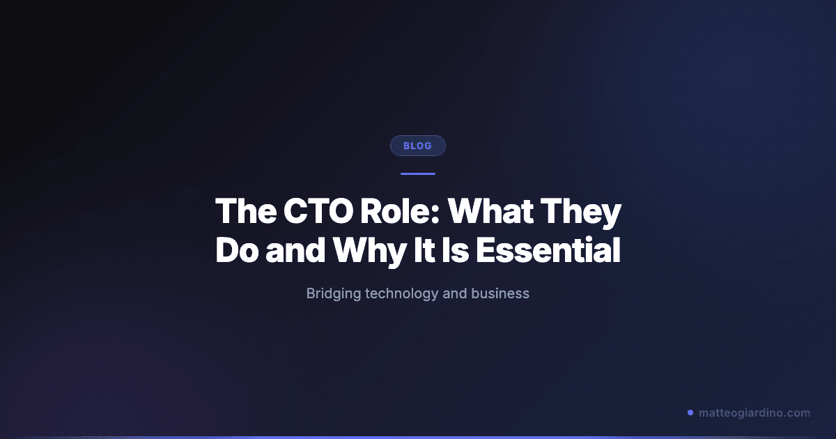 Guida al ruolo del CTO: Che cosa fa e perché è essenziale