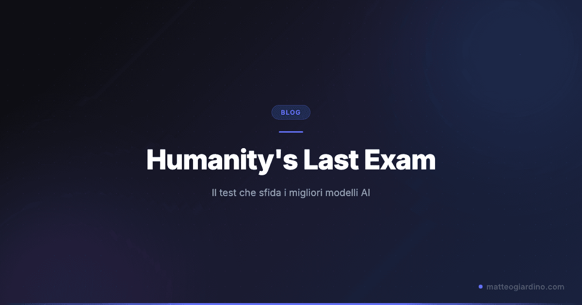 Humanity's Last Exam: I Punteggi di OpenAI GPT-5 e Google Gemini