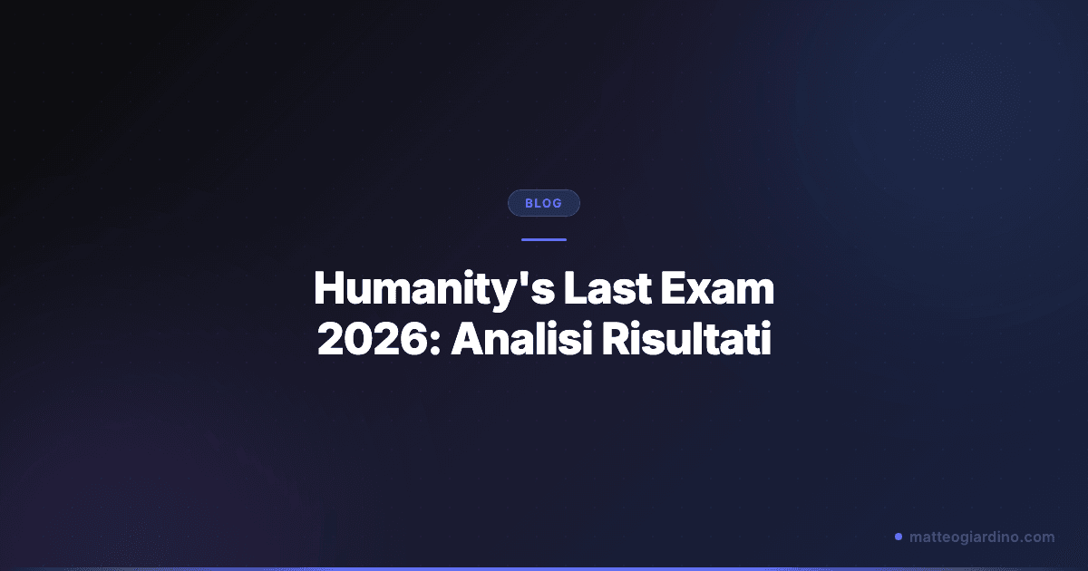 Humanity's Last Exam 2026: Analisi dei Risultati dell'IA