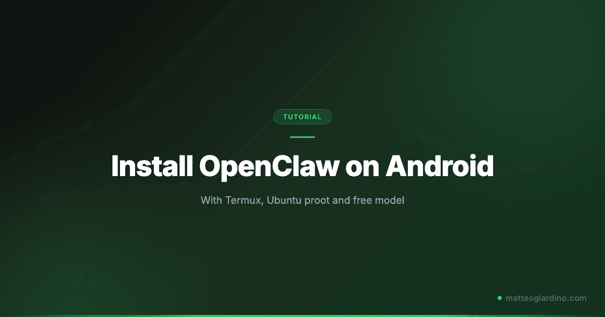 Install OpenClaw on Android: Complete Guide with Free Model and Telegram