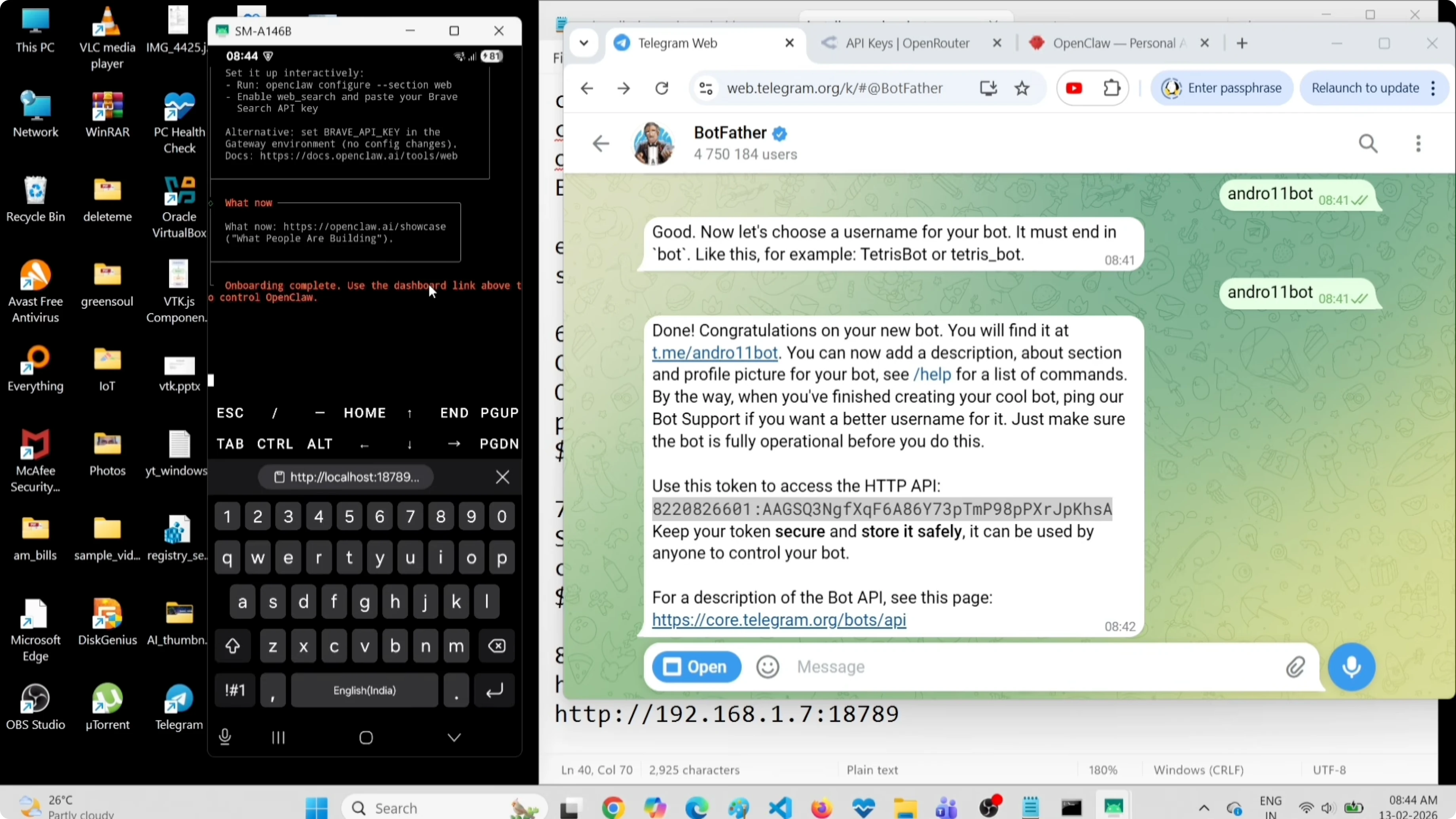 Avvio del gateway OpenClaw in modalità verbose