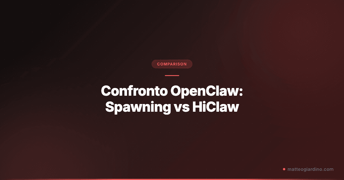 OpenClaw Multi-Agent Architecture: Spawning Nativo vs HiClaw