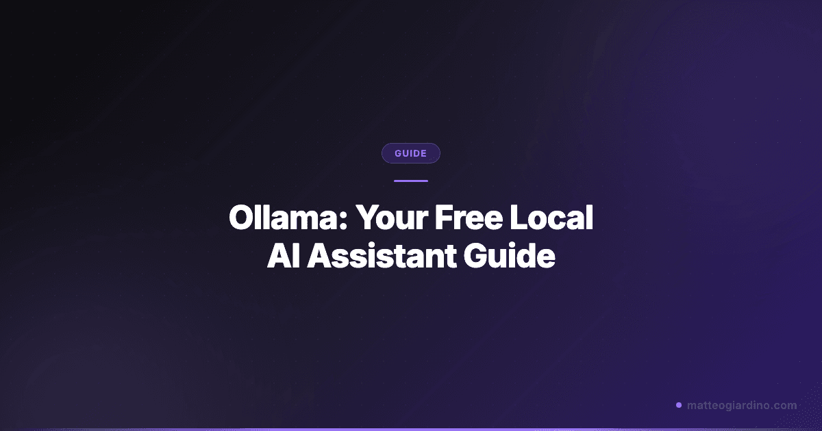 Ollama: Your Free Local AI Assistant Guide