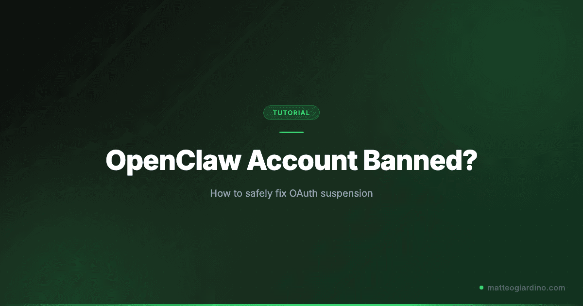 OpenClaw Account Banned? Here's Why It Happens (And How to Fix It)
