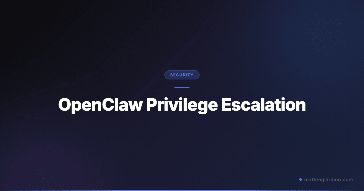 OpenClaw Privilege Escalation Vulnerability Explained