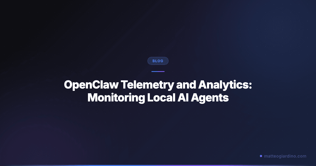OpenClaw Telemetry and Analytics: Monitoring Local AI Agents