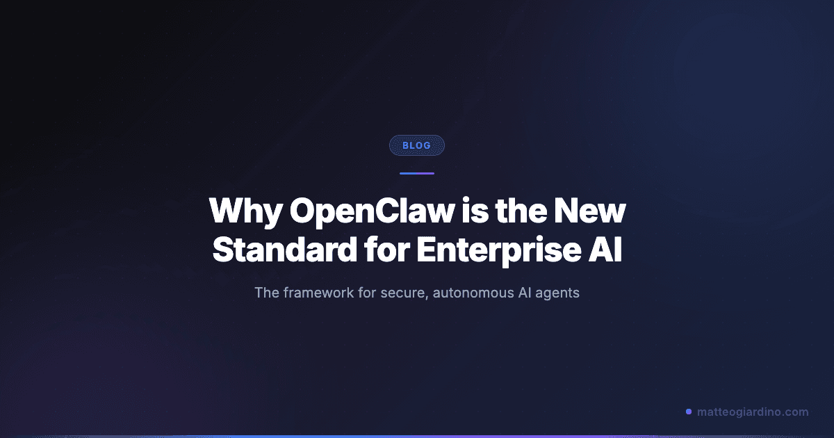Perché OpenClaw è il nuovo standard per l'IA in Azienda