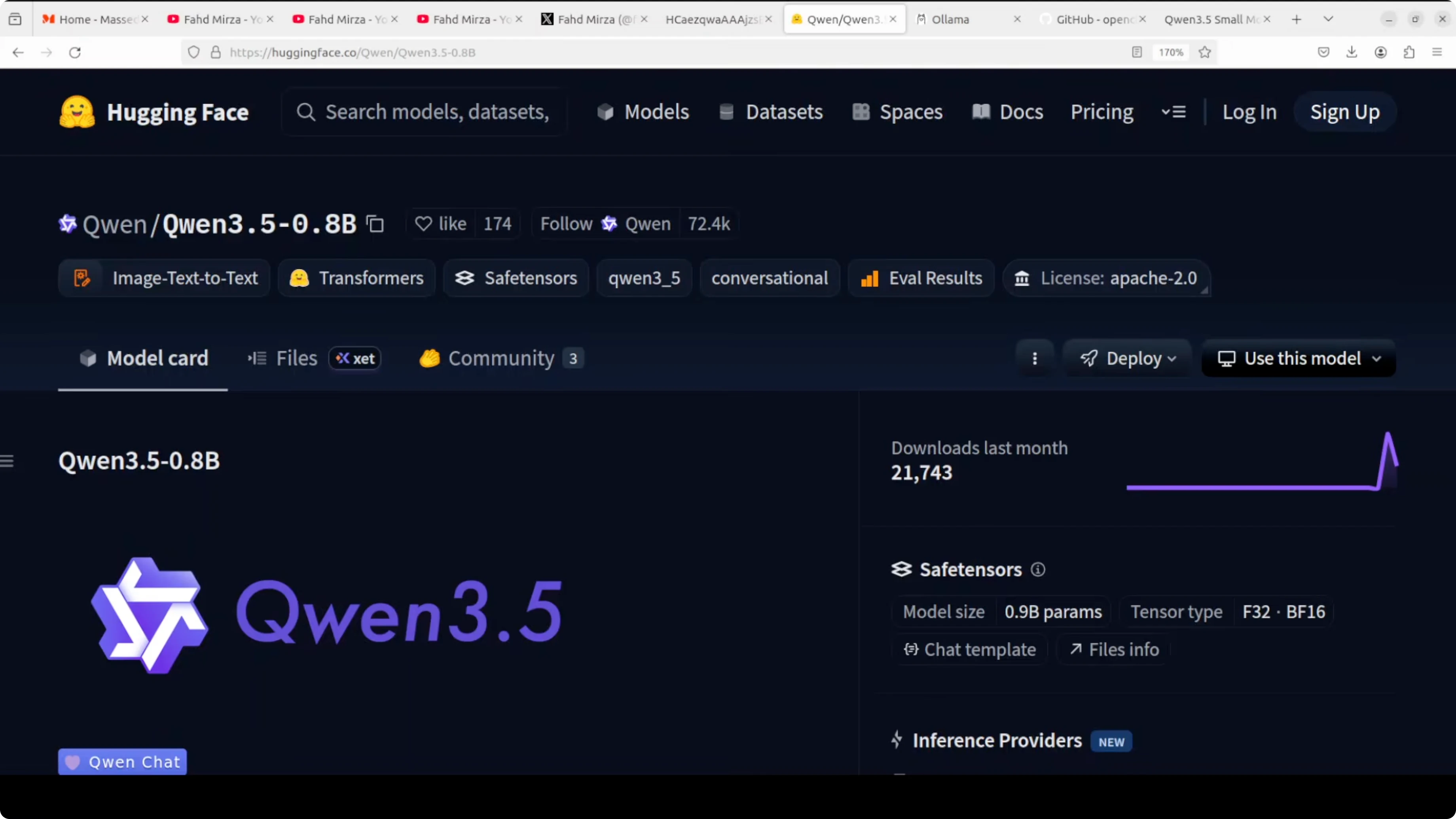 Qwen 3.5 0.8B con OpenClaw e Ollama - architettura locale