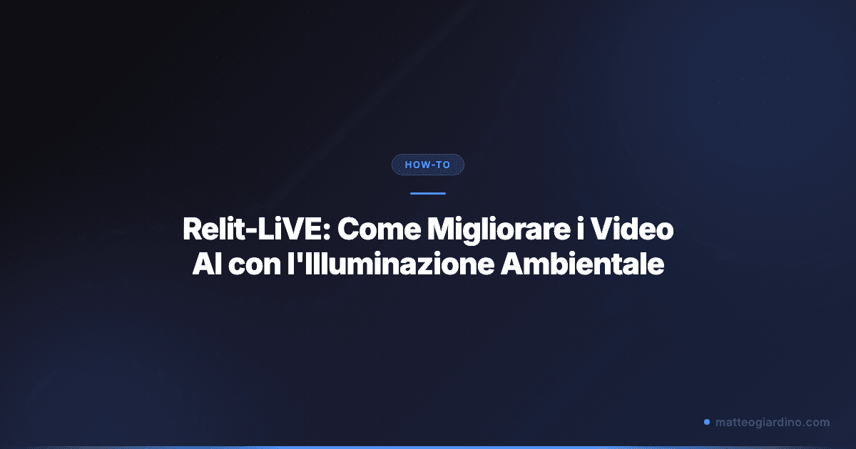 Relit-LiVE: Come Migliorare i Video AI con l'Illuminazione Ambientale