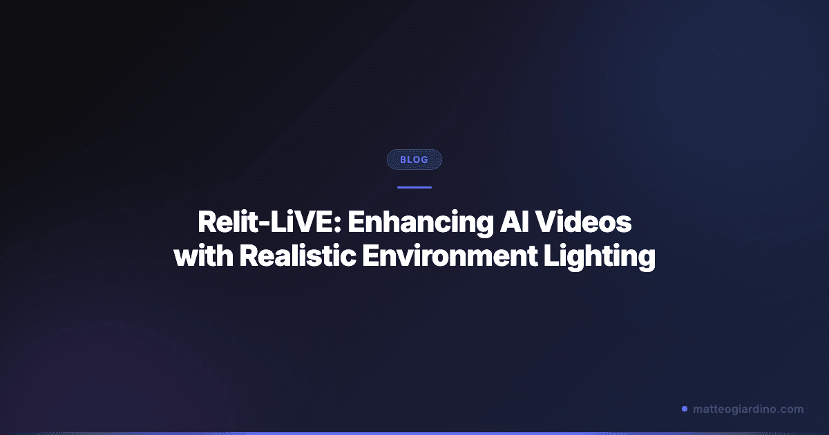 Relit-LiVE: Enhancing AI Videos with Realistic Environment Lighting