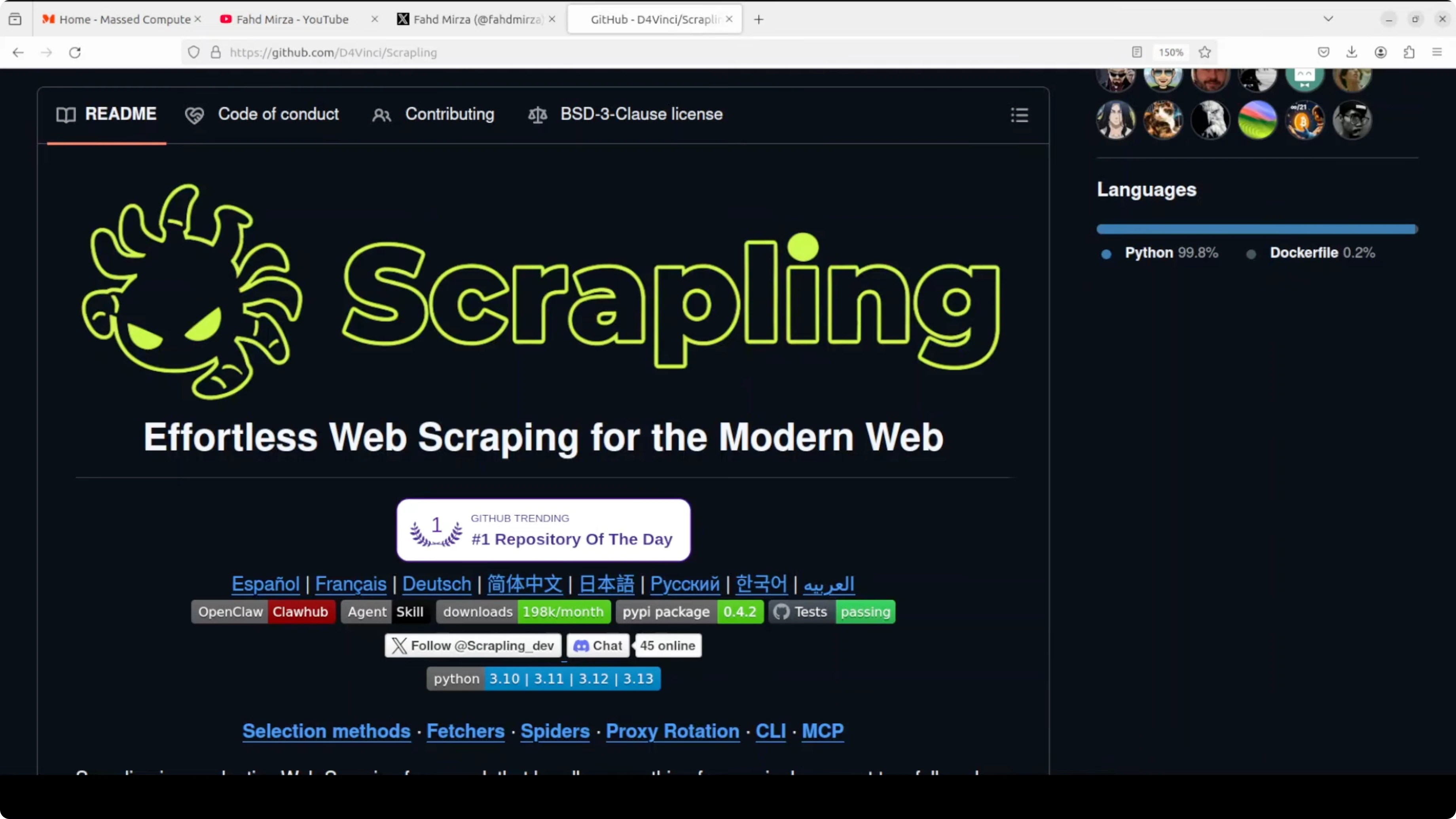 Creazione di un ambiente virtuale con Conda per Scrapling
