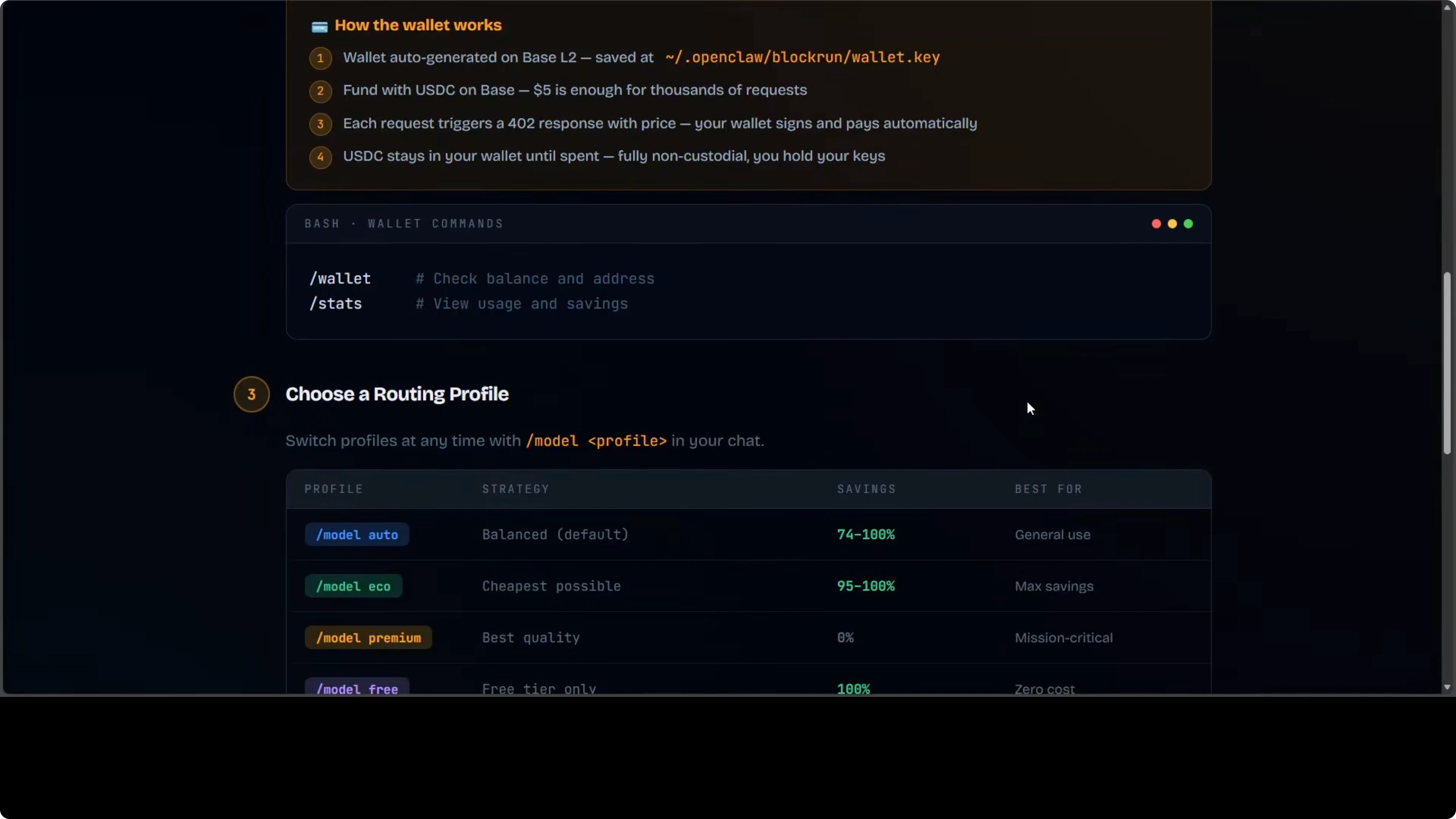 ClawRouter request scoring system visualization