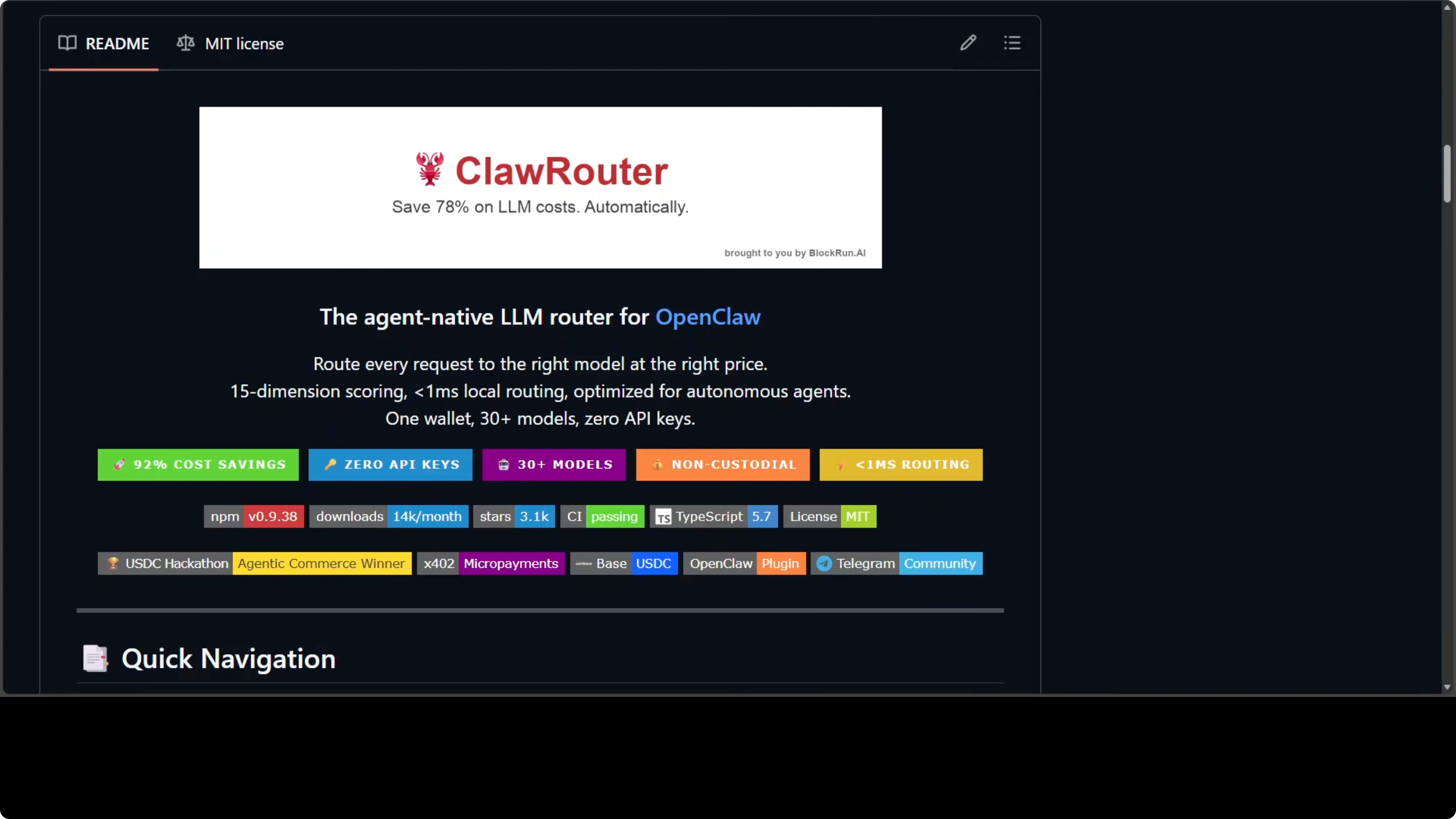 Diagramma architettura combinata TinyClaw e ClawRouter