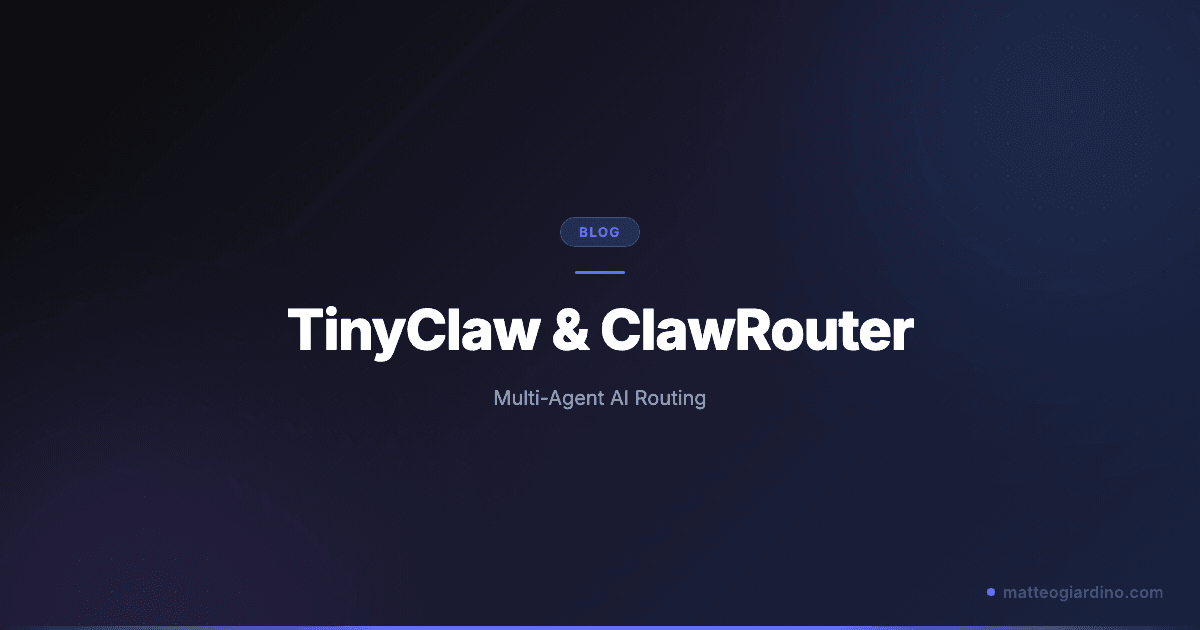 TinyClaw and ClawRouter: Multi-Agent AI Routing Explained