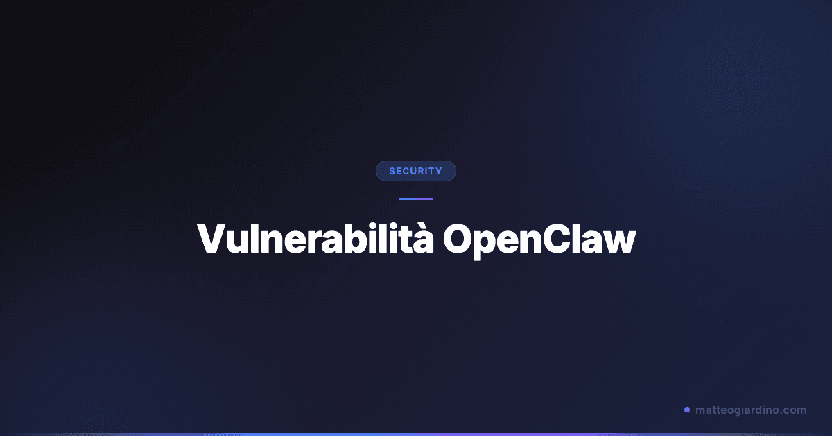 Vulnerabilità di Privilege Escalation in OpenClaw Spiegata