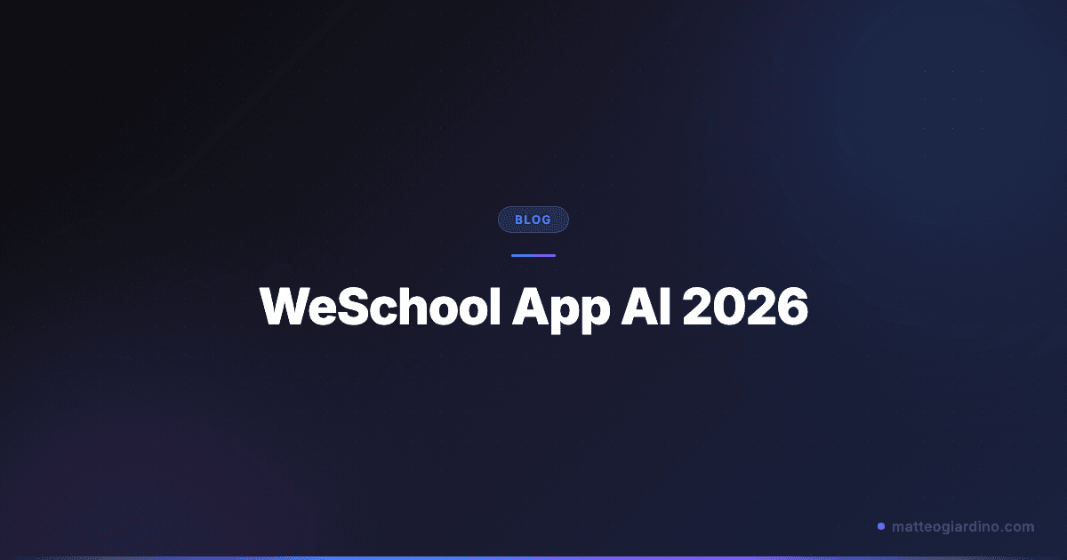WeSchool App: Guida 2026 alle Funzionalità AI e Moduli