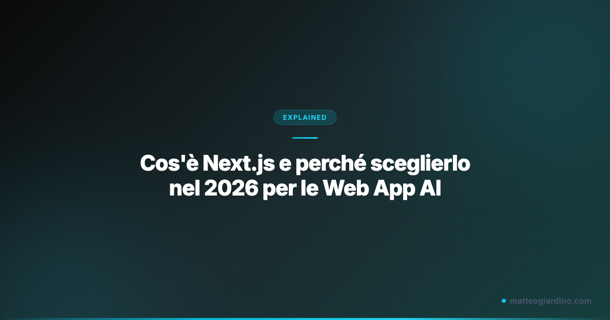 Next.js 2026 Architecture